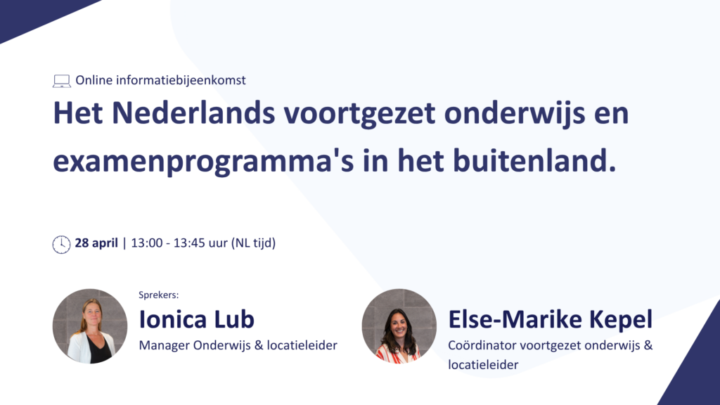webinar examenprogramma's
